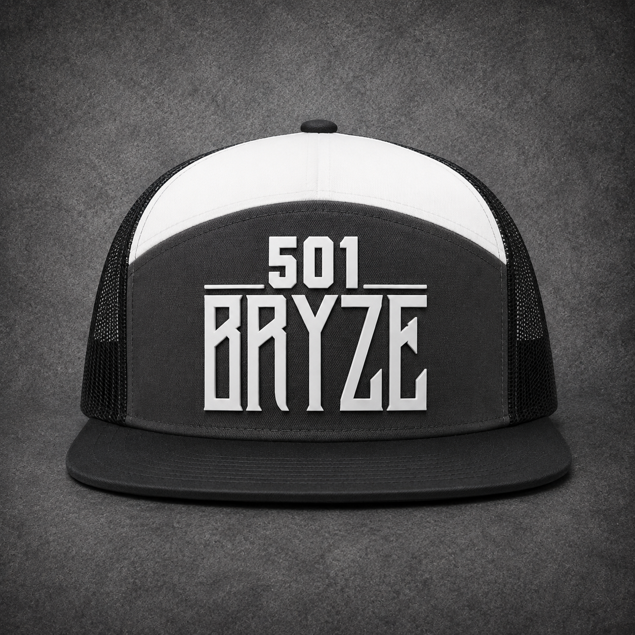 501Bryze Snapback Trucker Hat Tri-Color