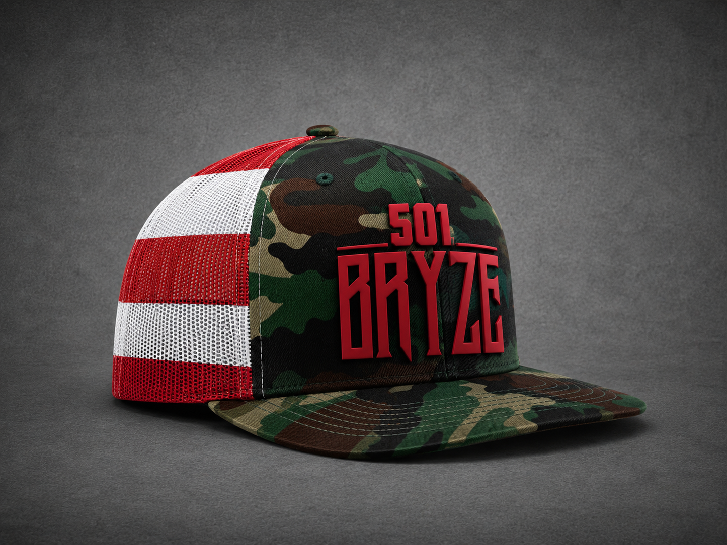 501Bryze 'Merica Camo Snapback Trucker Hat
