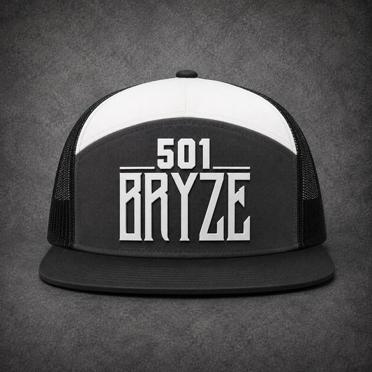 501Bryze Snapback Trucker Hat Tri-Color