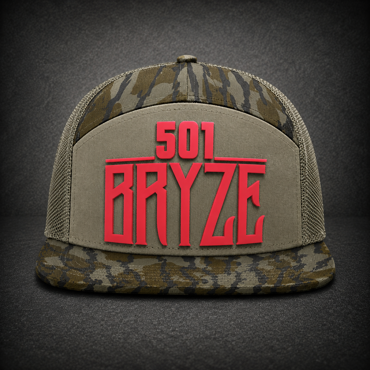 501Bryze Camo Snapback Trucker Hat