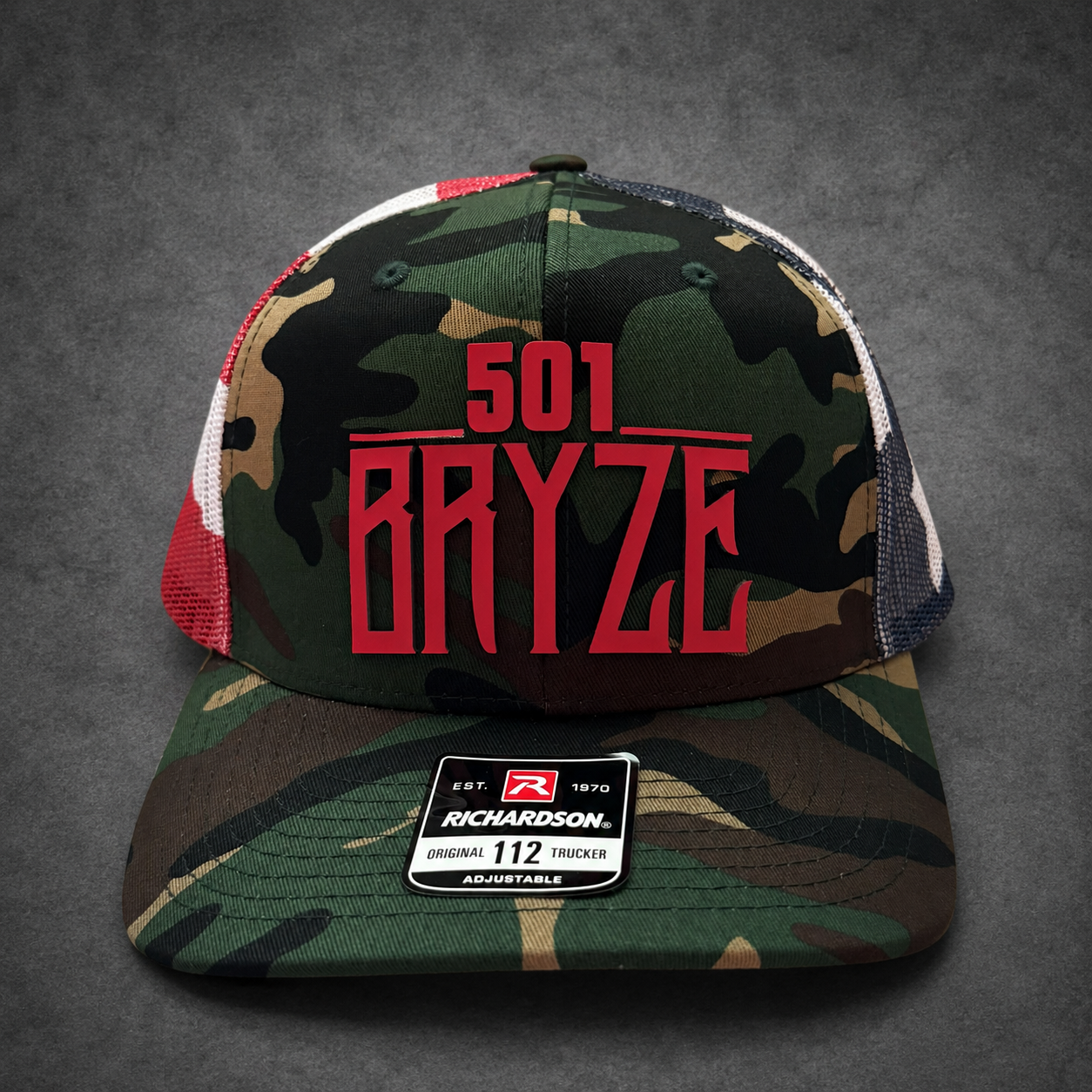 501Bryze 'Merica Camo Snapback Trucker Hat