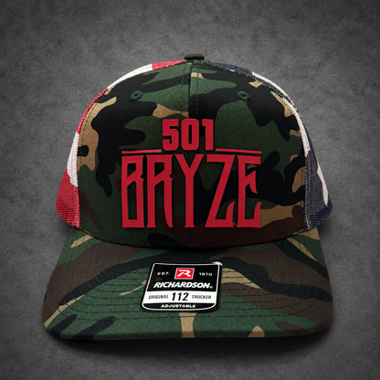 501Bryze 'Merica Camo Snapback Trucker Hat