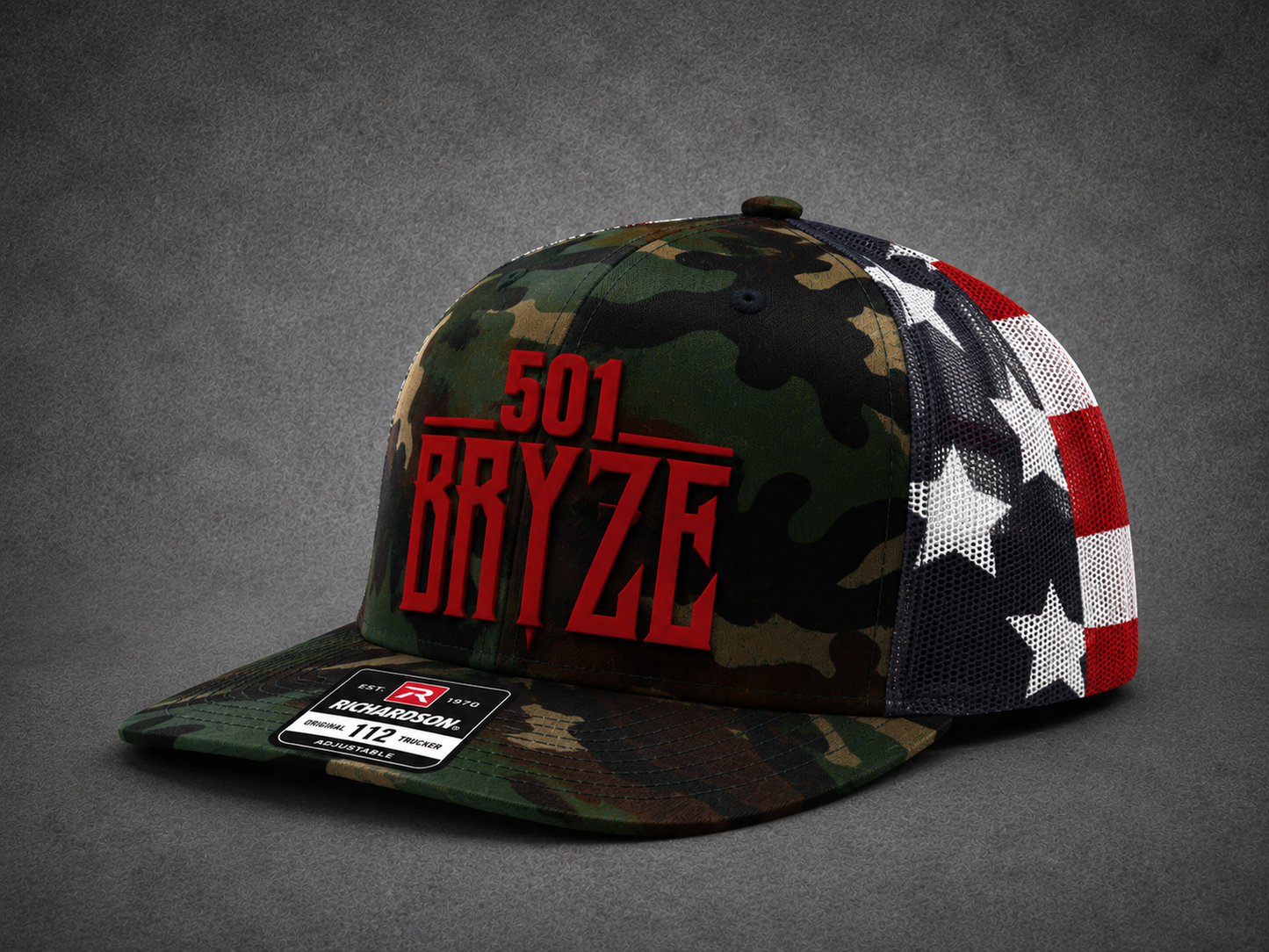 501Bryze 'Merica Camo Snapback Trucker Hat
