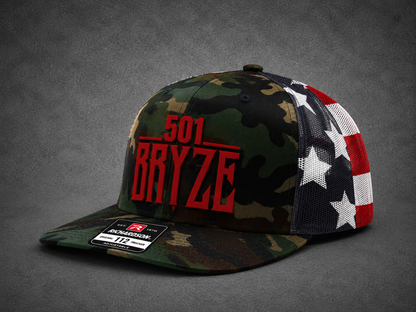 501Bryze 'Merica Camo Snapback Trucker Hat