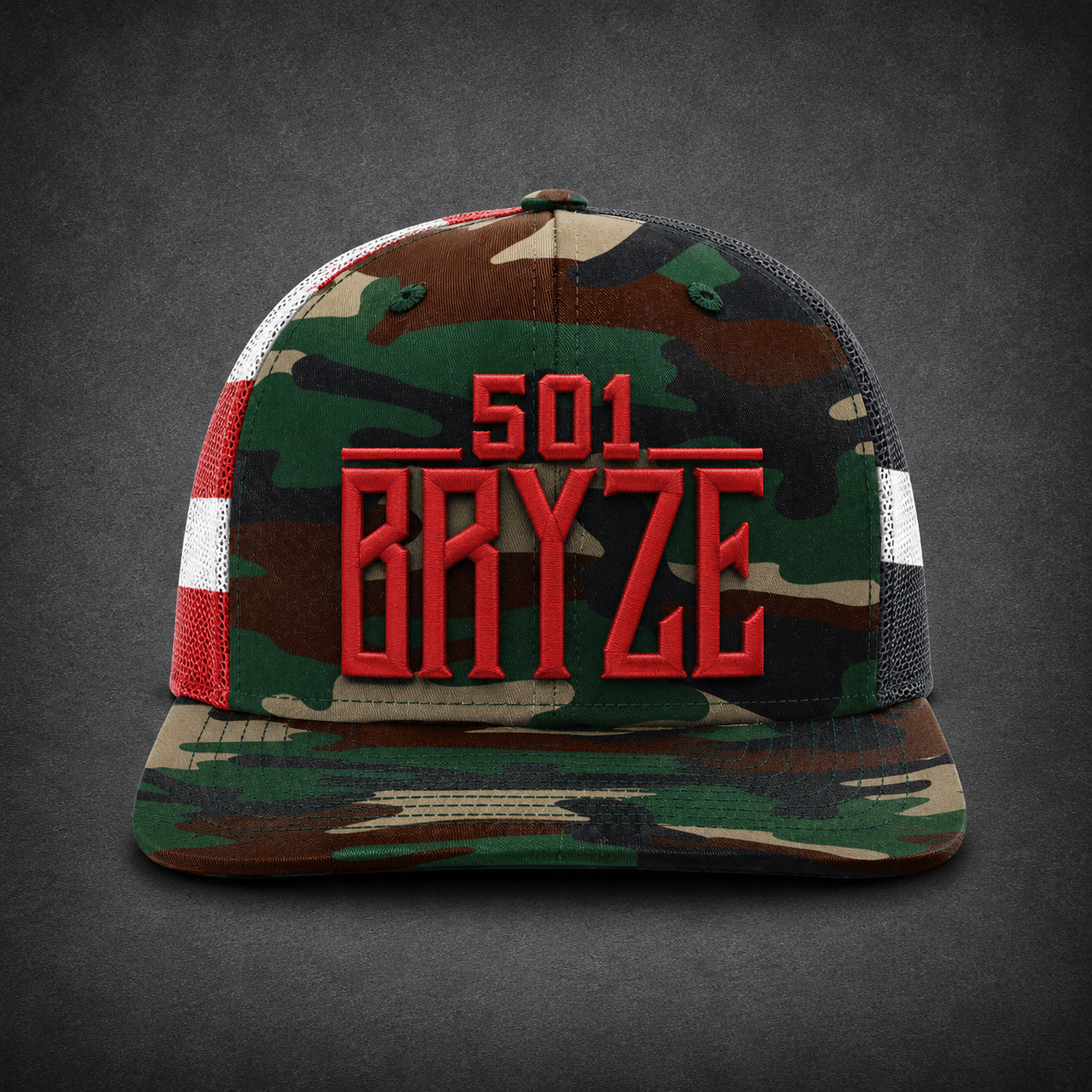 501Bryze 'Merica Camo Snapback Trucker Hat