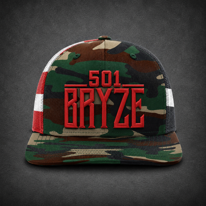 501Bryze 'Merica Camo Snapback Trucker Hat