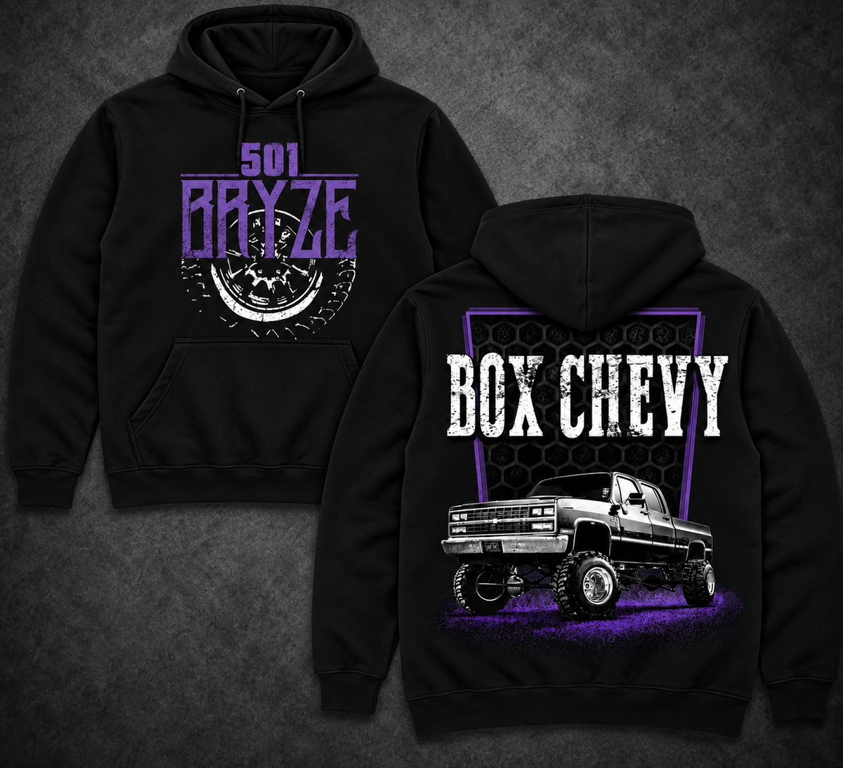 501Bryze Box Chevy Remix Hoodie (YOUTH)